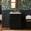 Meuble-lavabo autoportant de 20 po avec lavabo en céramique, meuble-lavabo simple avec support de porte et tablette réglable-1528737834-1528737878