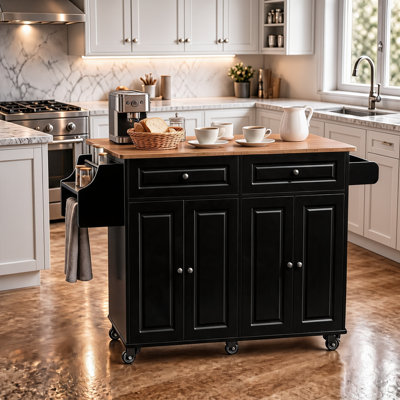 Solid Wood Kitchen Island