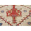 Tapis oriental Heriz Serapi à teinture végétale noué à la main 9 x 12
