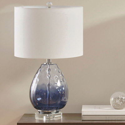 Lampe de table en verre Ombre