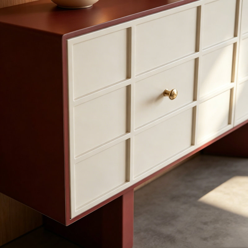 Buffet crème, 35.43" H x 62.99" W x 15.75" D