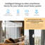 Capteur de porte et de fenêtre intelligent Wi-Fi, aucun capteur de contact sans fil requis avec alertes de l'application, compatible avec Alexa et Google Assistant (blanc, pile non incluse)-126332140