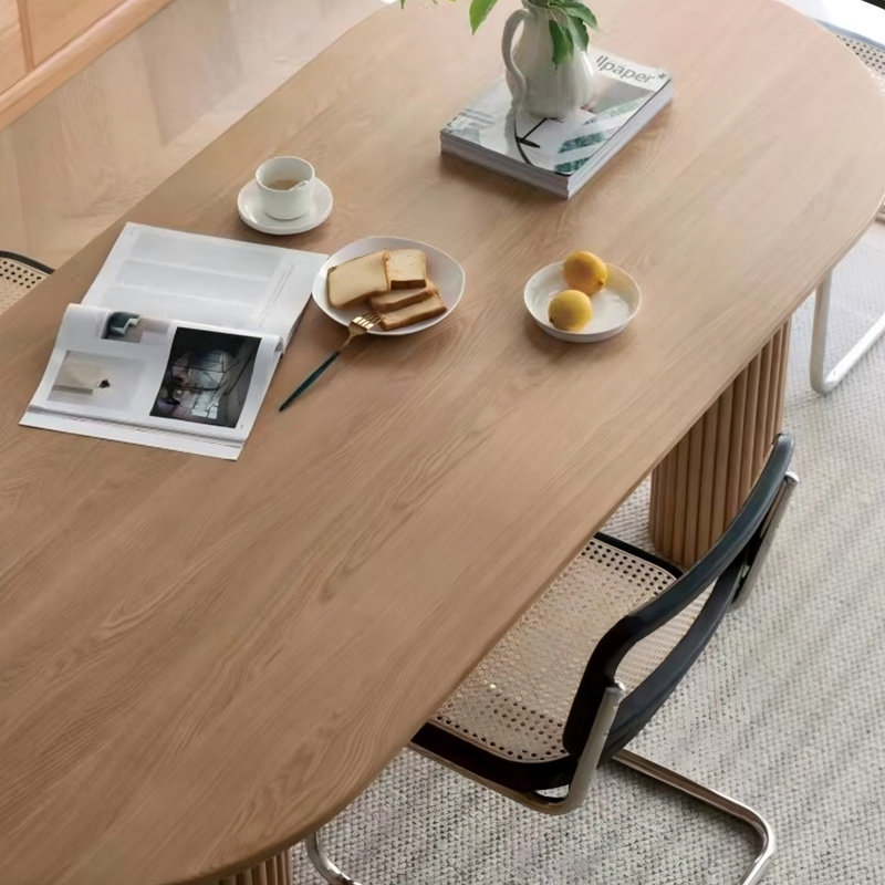 Table de salle à manger Burlywood, H 29,53 po x L 62,99 po x l 31,50 po