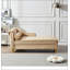 Chaise longue moderne avec revêtement en velours-93932695