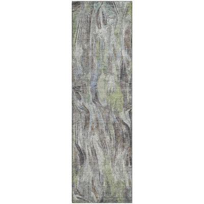 Premium Machine Washable Mayfield AMF2269 Abstract Rug