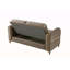 Causeuse convertible en tissu de velours Melody