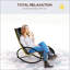Chaise berçante d'extérieur pour bronzer