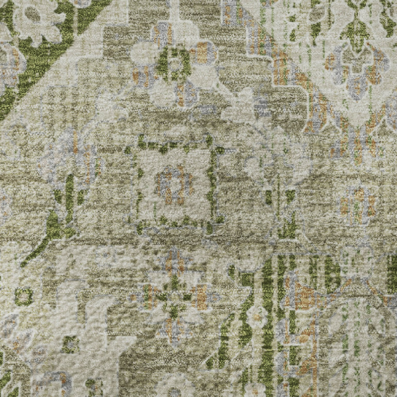 Premium Machine Washable Ariel Global Rug, Rectangle 1'8" x 2'6"