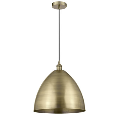 Luminaire suspendu conique à 1 lumière