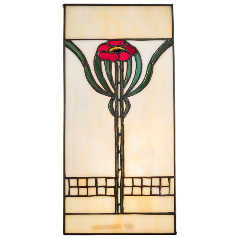 6" Wide X 12" High Poppy Window