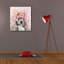 «Flower Crown Pit Bull» par Furbaby Affiliates, art mural sur toile-620126843