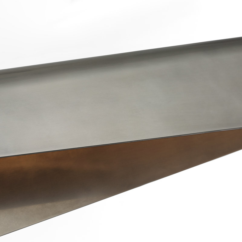 Kelly Wearstler Piel 48" Linear Pendant, Pewter