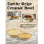 Bol en céramique beige Serene Spaces Living-2029752274