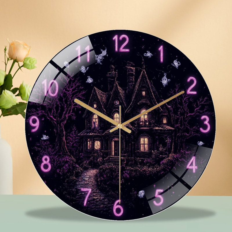 Horloge murale Haunted