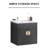 Kadera 20'' Single Bathroom Vanity with Ceramic Top