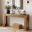 63" Solid Wood Console Table, Narrow  Entryway Table For Entrance ,Living Room