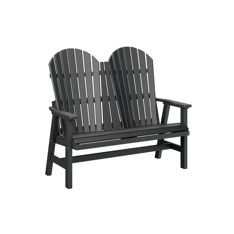 Comfo Back Outdoor Glider, Black