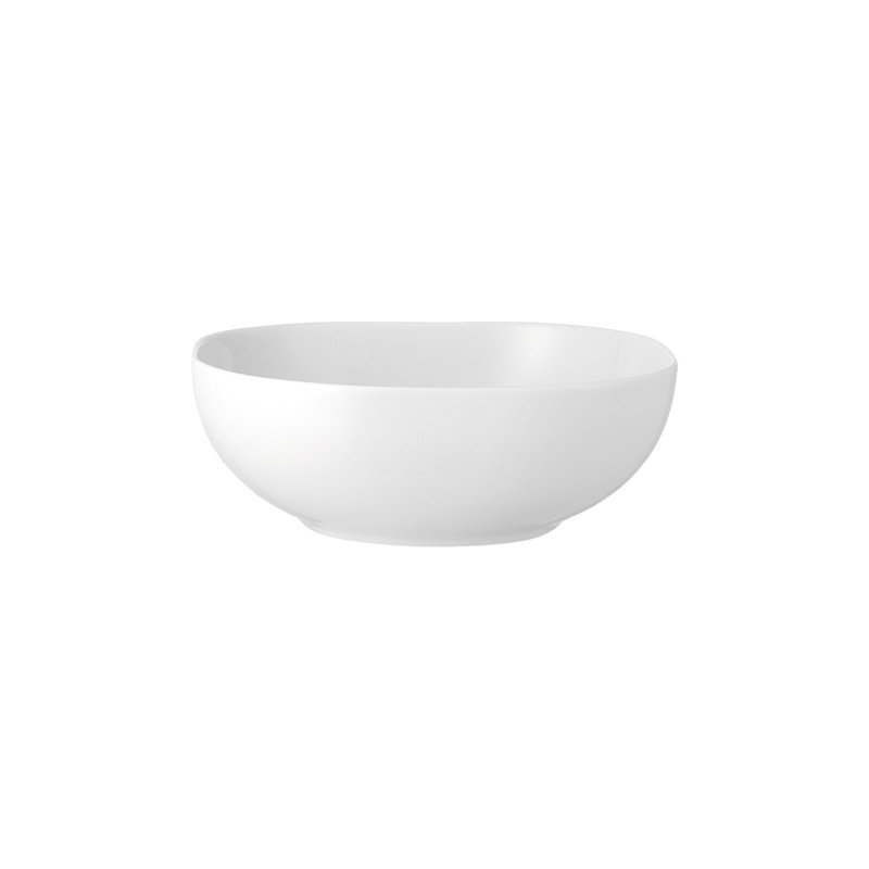 Moon Porcelain Salad Bowl, 2.75" H x 8.25" W x 8.25" D