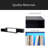 65.35In Wall Mounted Floating TV Stand With 20 Color Leds And Charging Station-1430976425