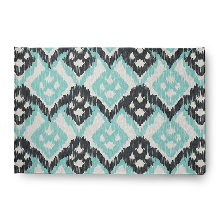 Chenille Ikat Indoor Rug