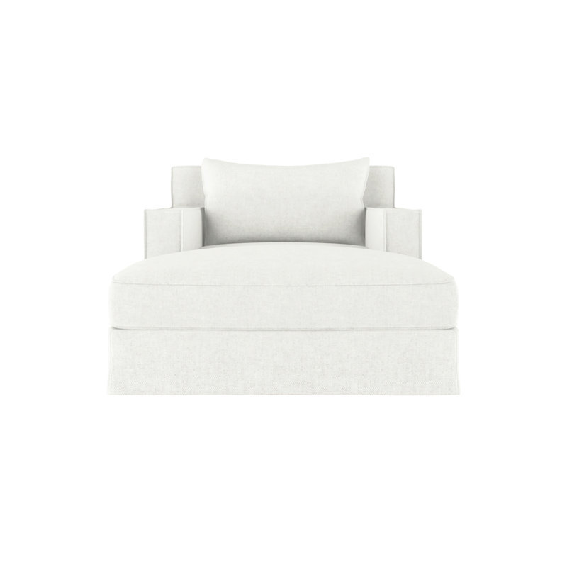 Mulberry Chaise Lounge, Plush Velvet Silver Streak, Weathered