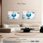 «Blue Cocktail Splash», reproduction sur toile-109359273