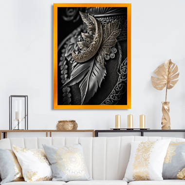 Tilstedeværelse Match Angreb Bungalow Rose Silver Boho Chic Accessories I On Canvas Print | Wayfair