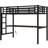 Twin Xl Metal Loft Bed With Desk, Power Output & Classy Bedroom Appearance Desk - Convenient For Daily Use