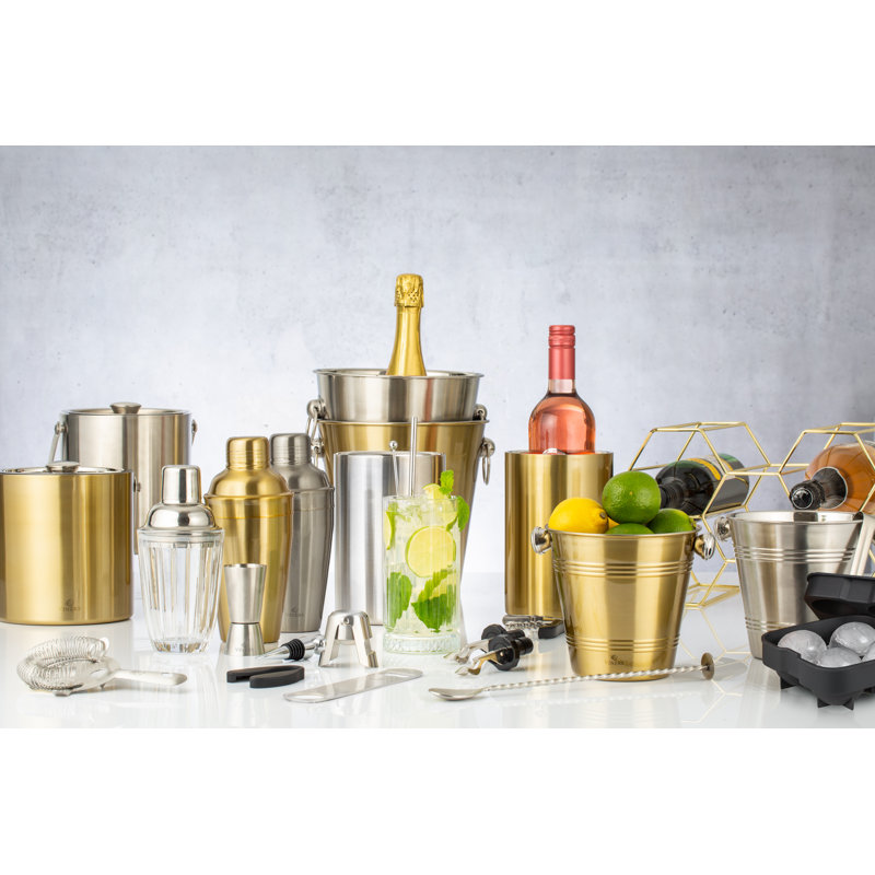 Barware Cocktail Shaker 500ml, Gold