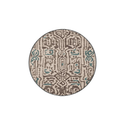 Machine Washable Gray Area Rug
