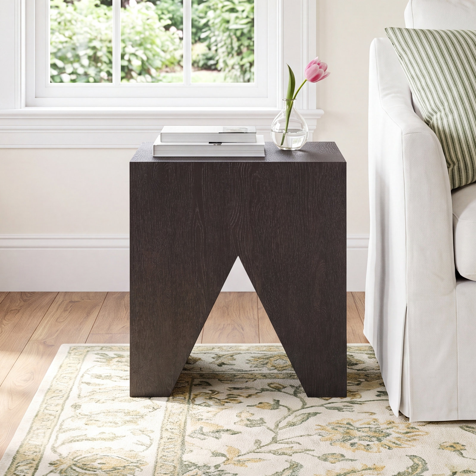 Hayes 22" End Table, Obsidian