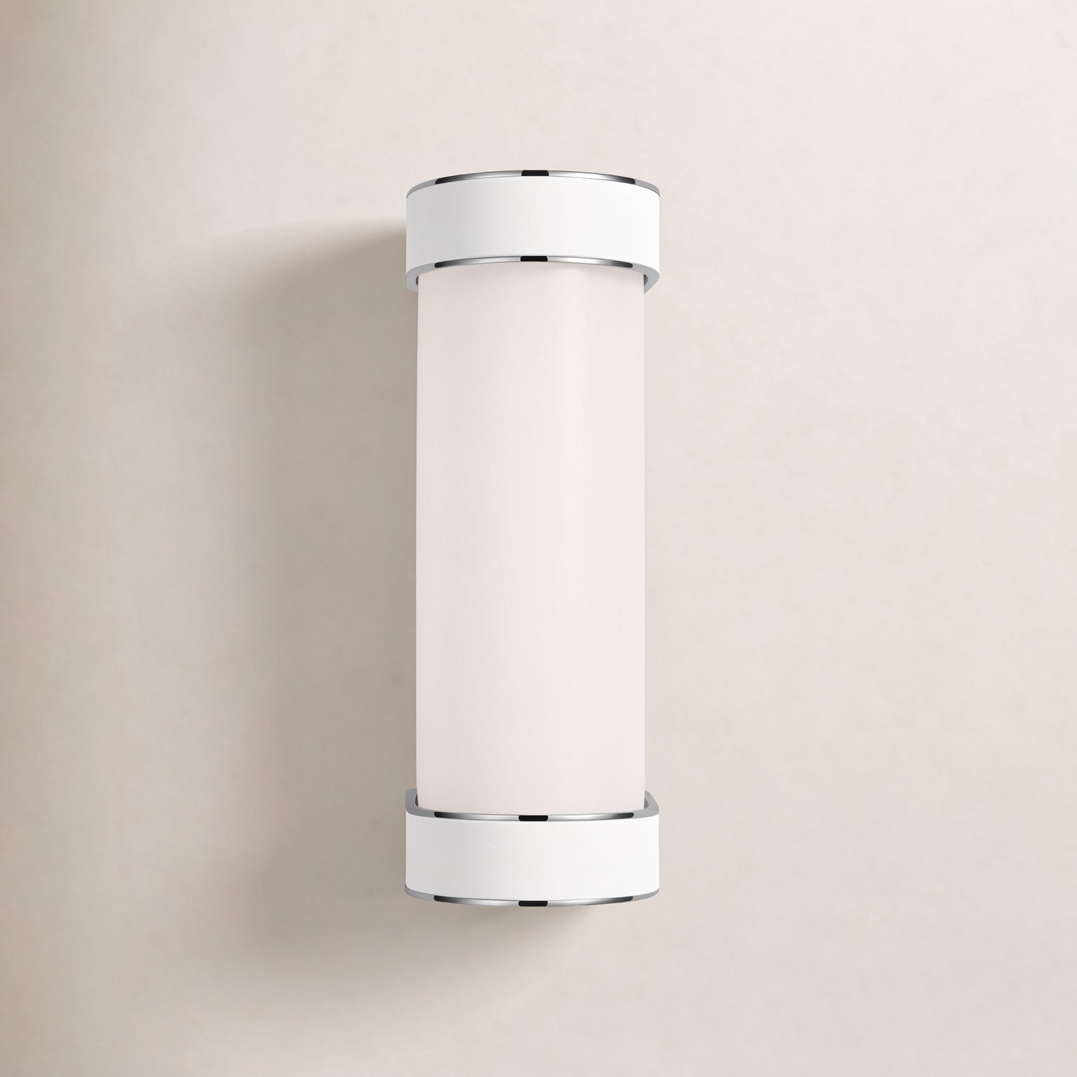 Moraine Single Dimmable Bath Bar, Sliver