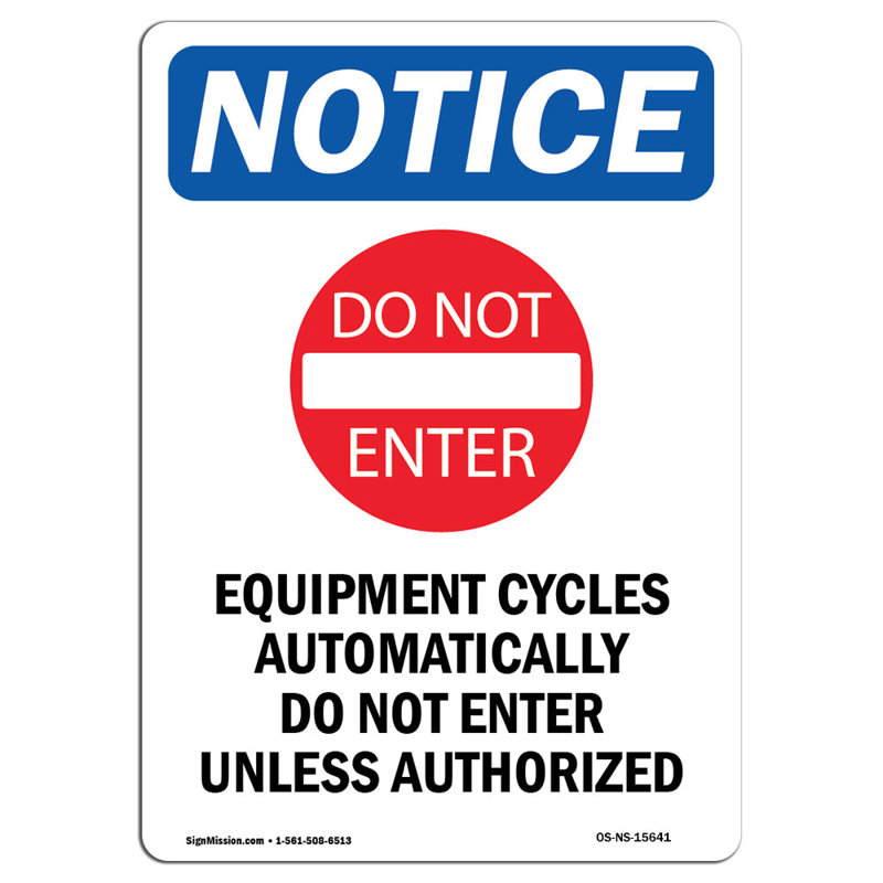 Equipment Cycles Sign