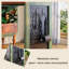 Coiffeuse 50,39 "en bois massif vert minimaliste