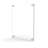 2 sheets acrylic per set Clear Sign Name Holder Plexiglass 17x11 Wallmount Poster Frame Standoff