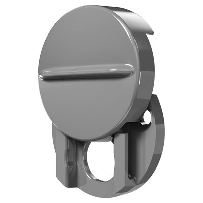 Housse d'intimité pour visionneuse de porte fixe Prime-Line, diamètre extérieur de 1-5 / 8 po, fabrication en plastique (paquet simple)