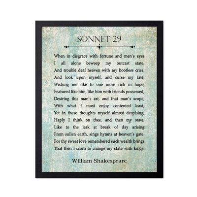 Sonnet 29