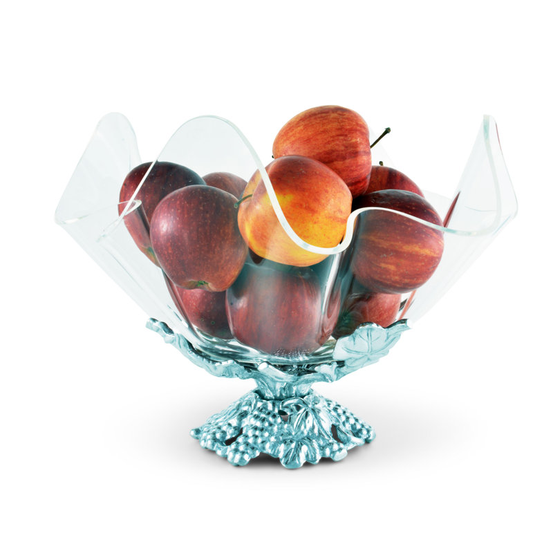 Arthur Court Designs Grape Aluminum Fruit Bowl