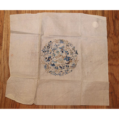 Chinese One-of-a-Kind 8" Square Area Rug