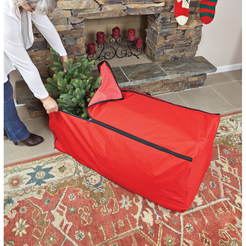 Sac de rangement extensible pour arbre de Noël roulant 6 à 12 pi par: Simple Living Solutions, H 22 po x l 19,5 po x P 74 po