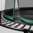YC 14FT Springfree No Gap Trampoline- Green-120886780