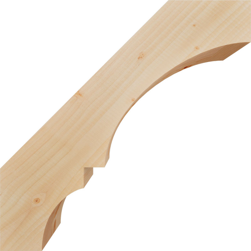 Genouillère Balboa, Sapin de Douglas, Lisse, H 20 po x l 5,5 po x P 20 po
