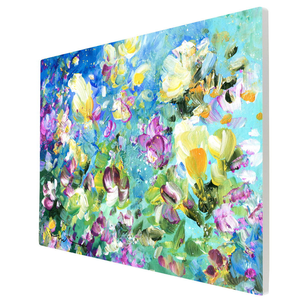 MIKI DE GOODABOOM Traditional Plants & Flowers Wall Decor on Ceramic