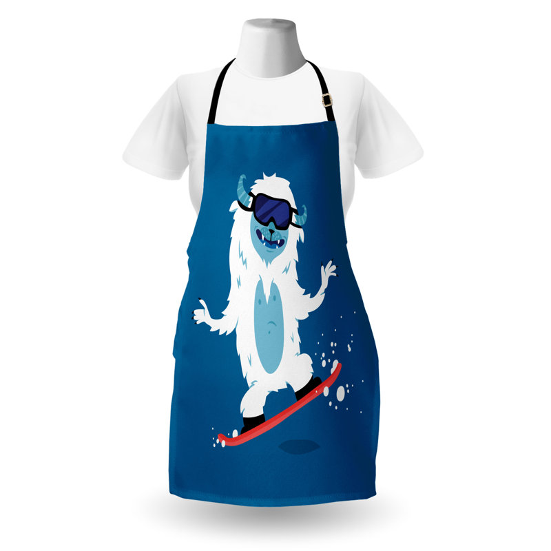 East Urban Home Bigfoot Apron, Cooking Gardening, Adult Size, Multicolor
