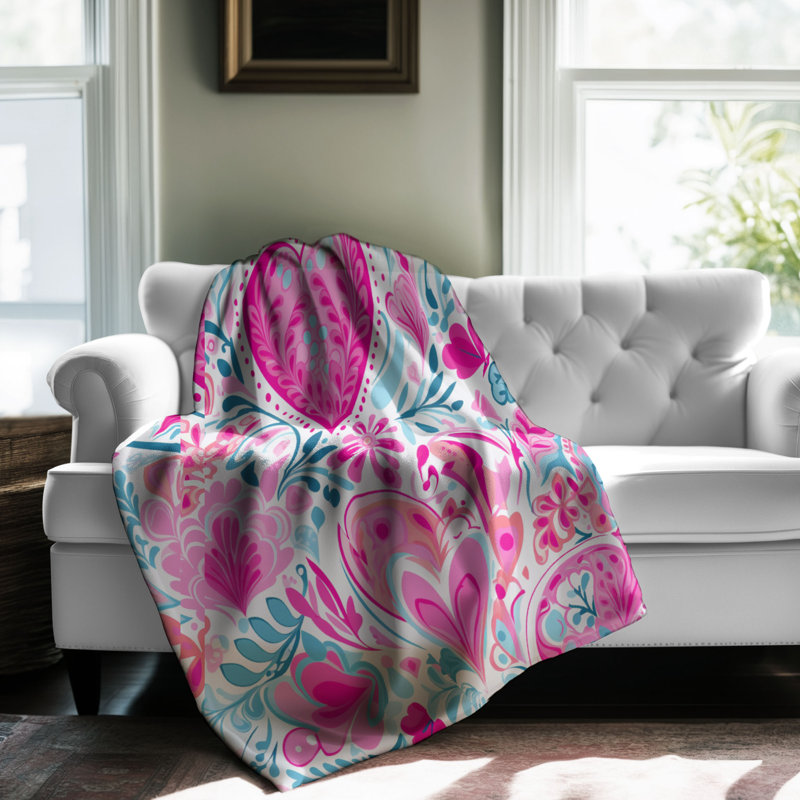 Motif de balise maritime - 1 pièce Sherpa Premium, L 60 po x L 80 po, Classy Heart Art
