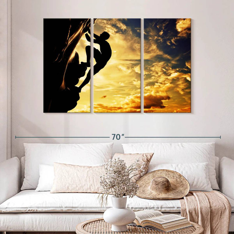 Sireci Free Climbing, 32" H x 50" W