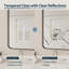 Stylish Aluminum Framed Mirror with Rounded Corner for Elegant Home Decor-512941706-513305233-513305236
