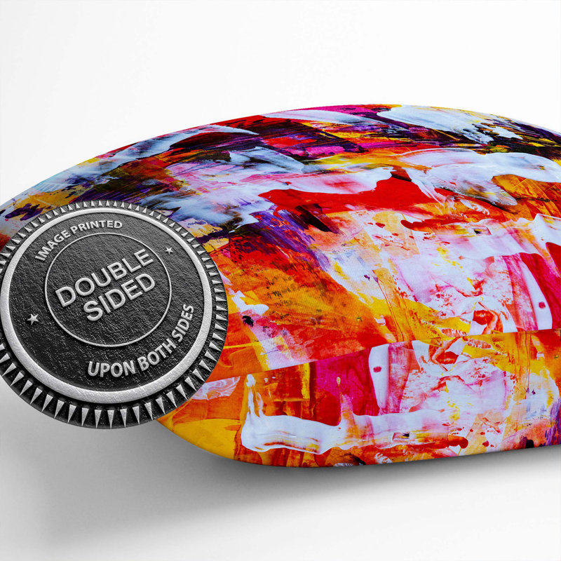 Abstract Square Throw Cushion, 55 x 55 cm