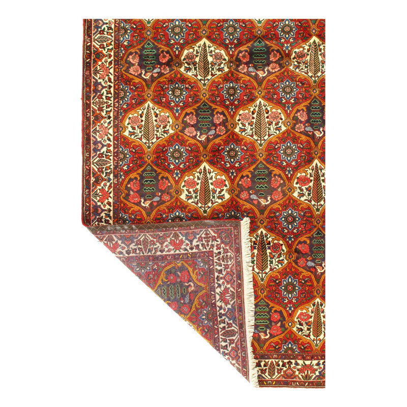 Persian Bakhtiari One-of-a-Kind 6'8" X 10'2" Area Rug