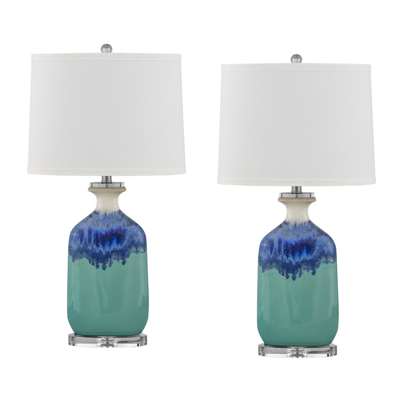Lampe de table USB en céramique